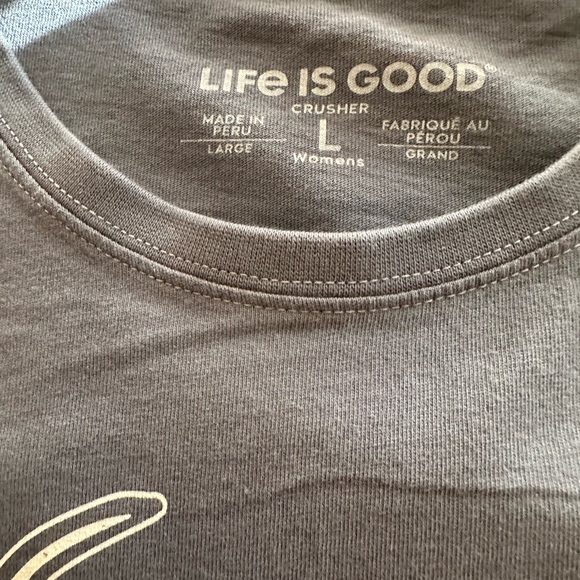 Life is Good size large long sleeve Tshirt top - Picture 6 of 6